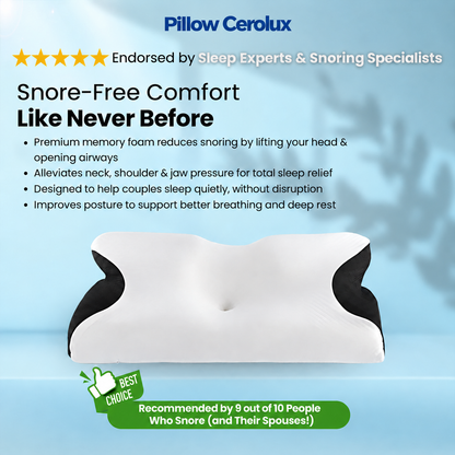 The Pillow That Silences Snoring - By Fixing Your Sleep Posture