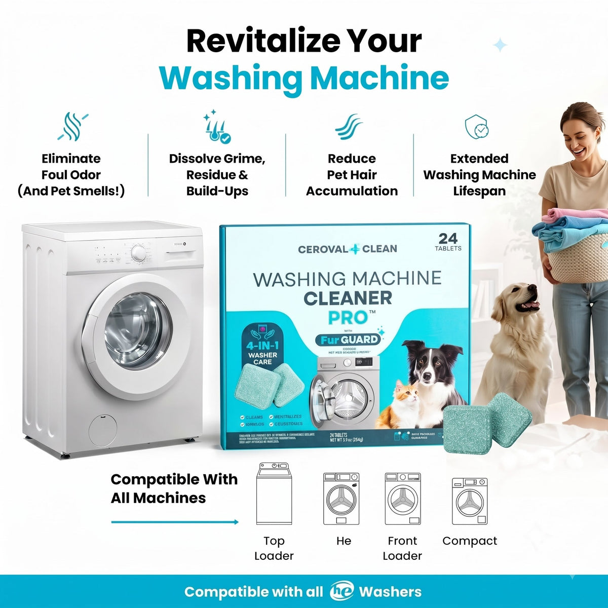 Ceroval Washing Machine Cleaner