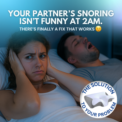 The Pillow That Silences Snoring - By Fixing Your Sleep Posture