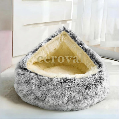 Cerolux™ - Calming Cozy Cocoon Pet Bed