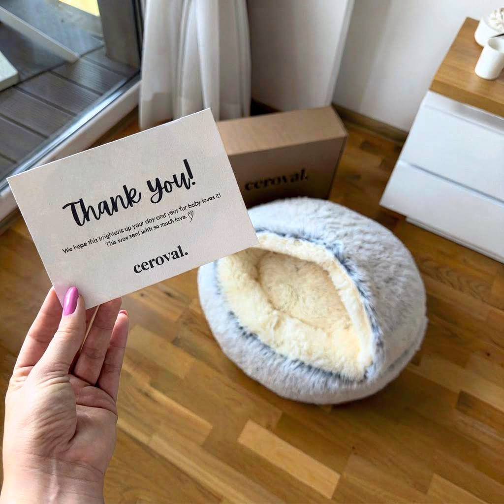 Cerolux™ - Calming Cozy Cocoon Pet Bed