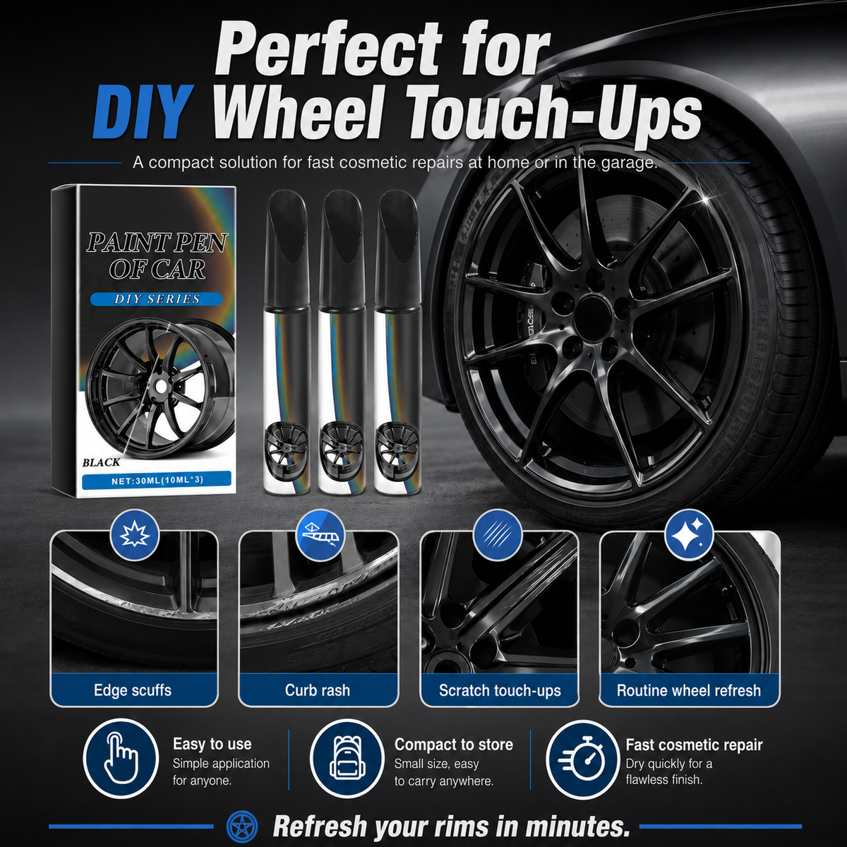 🚗 **Fix Rim Scratches in Minutes with Magic Pen – 49% OFF Today! (50K+ Sold)**